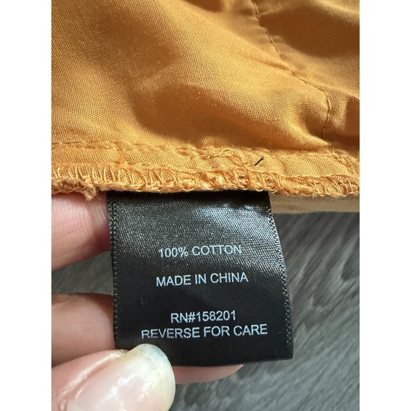 Forever 21 Womens Corduroy Mini Skirt Sz S Camel Color Flat Front Pockets - Picture 6 of 7